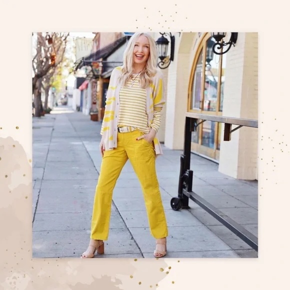 Cabi - Utility Trouser in sulfer (yellow) - Picture 3 of 9